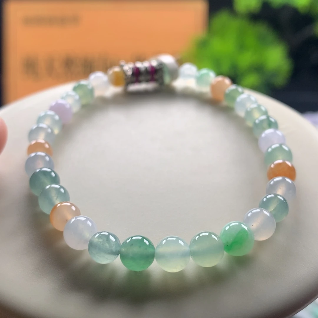翡翠未镶嵌手链卡6