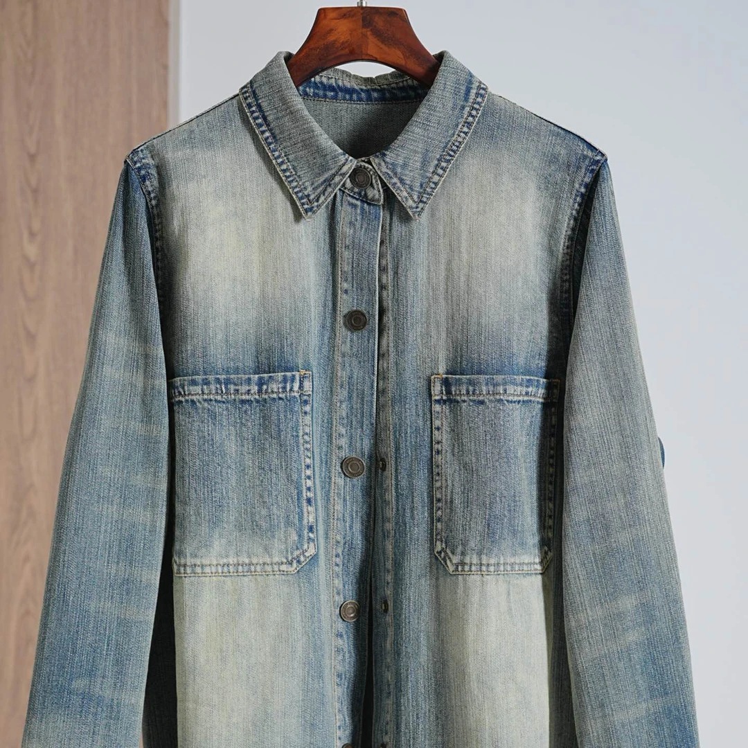 8050  牛仔水洗工艺衬衣