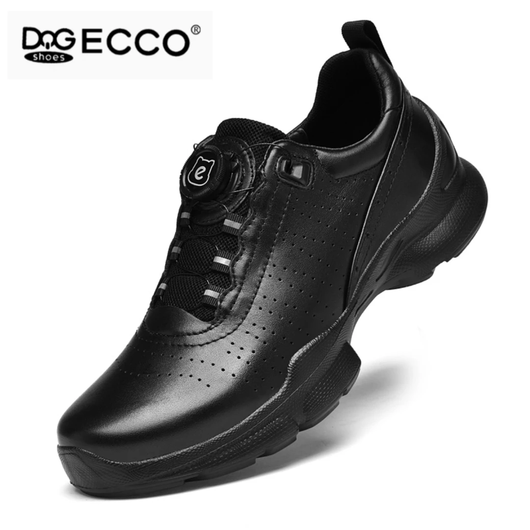 DQGECCO爱步特伦真皮男鞋子春季新款休闲鞋软底夏季透气皮鞋男款