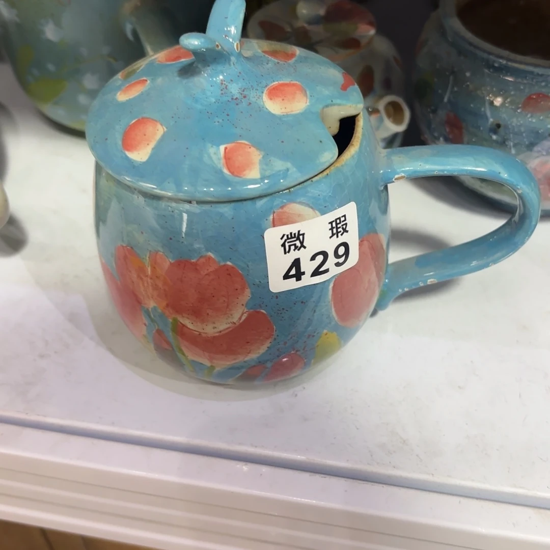 景德镇手绘高温釉下彩陶瓷茶具