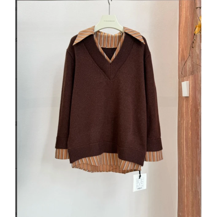 【ZHEN】MY856 2025新款时尚气质休闲百搭毛衣上衣女