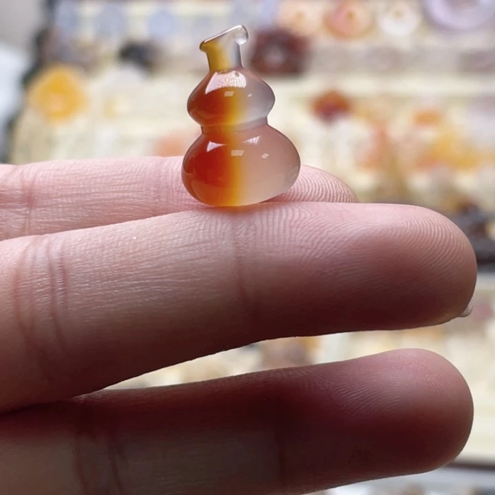 玛瑙/玉髓未镶嵌玛瑙葫芦