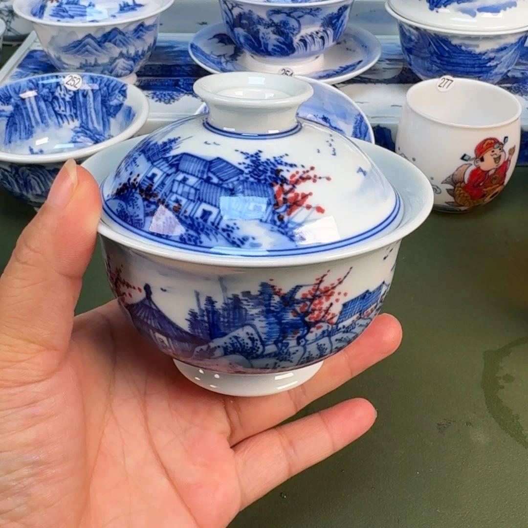景德镇纯手绘茶具圆圆272