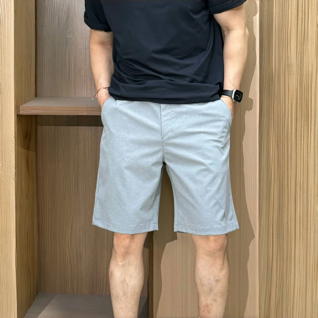 Lu.ABC.夏季7寸男士商务运动休闲无边界轻薄透气速干短裤