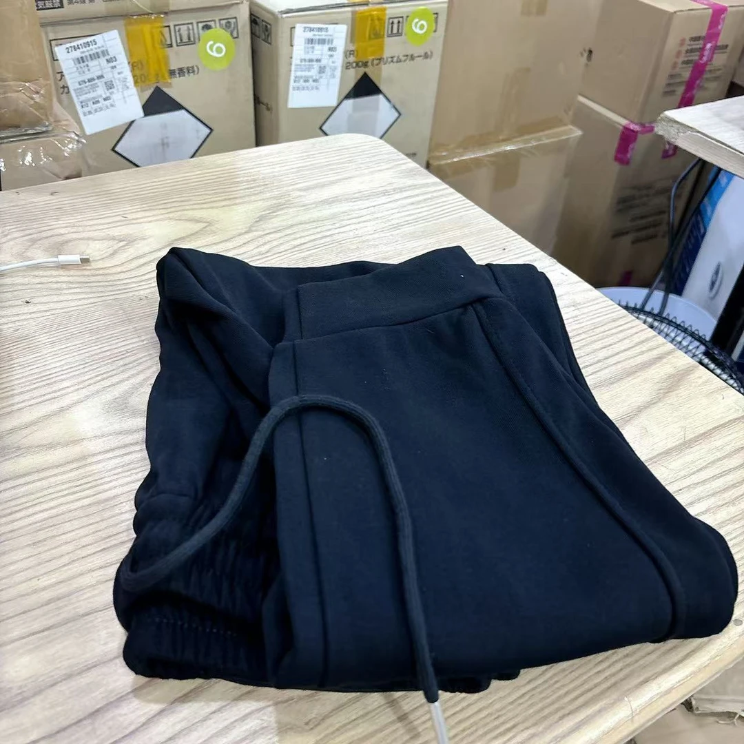 舒适系绳裤休闲长裤子