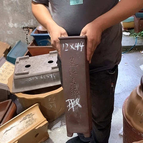 紫砂花盆手工艺品