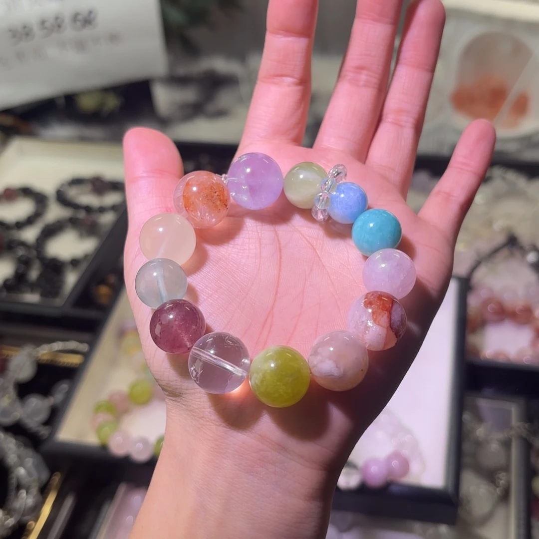 手链烟晶银S925镶嵌