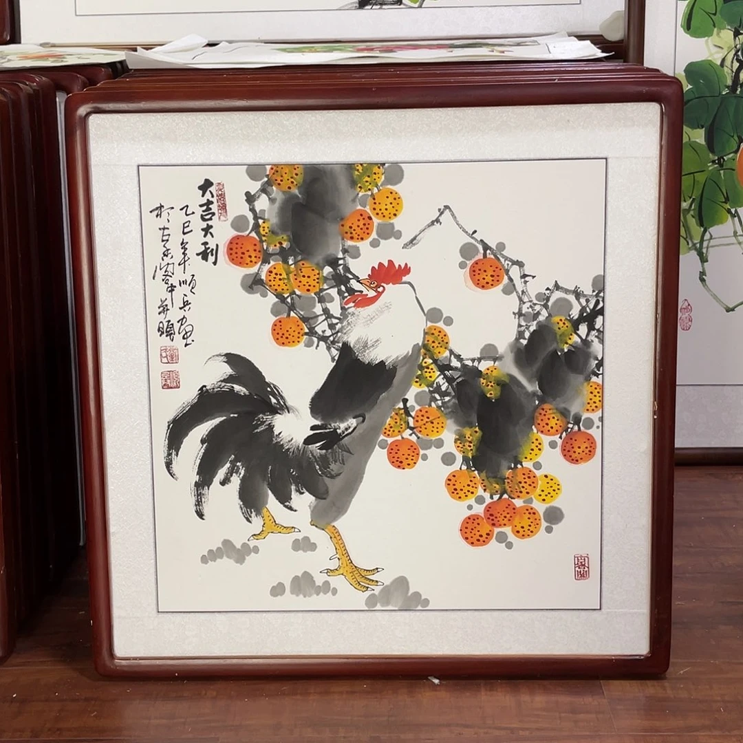 国画带框尺寸63*63厘米