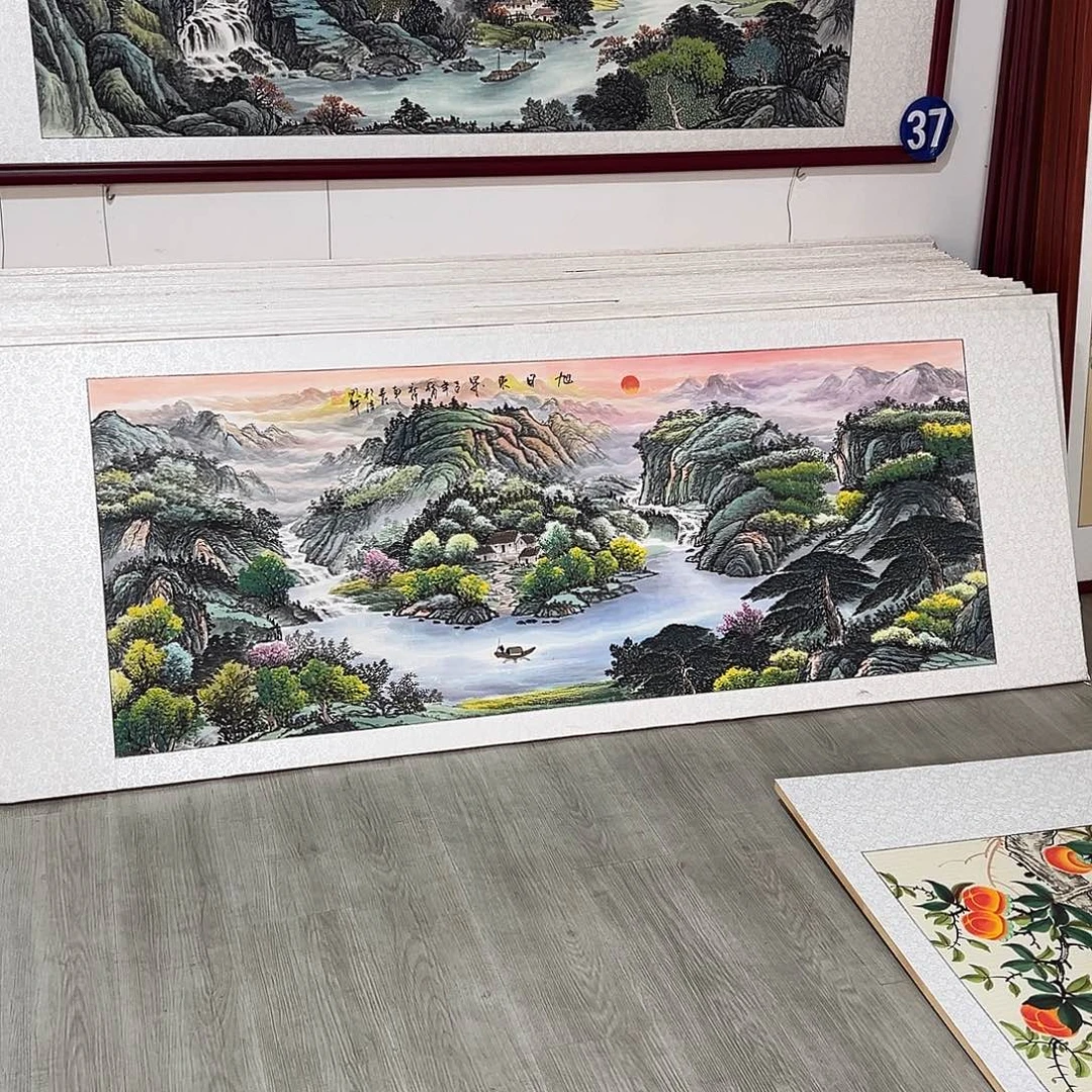 康***乐国画手绘保证假一罚万