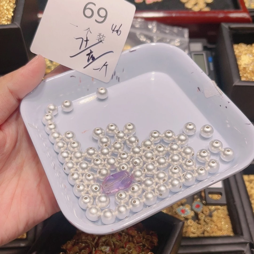 紫晶珠宝半成品银S925镶嵌69