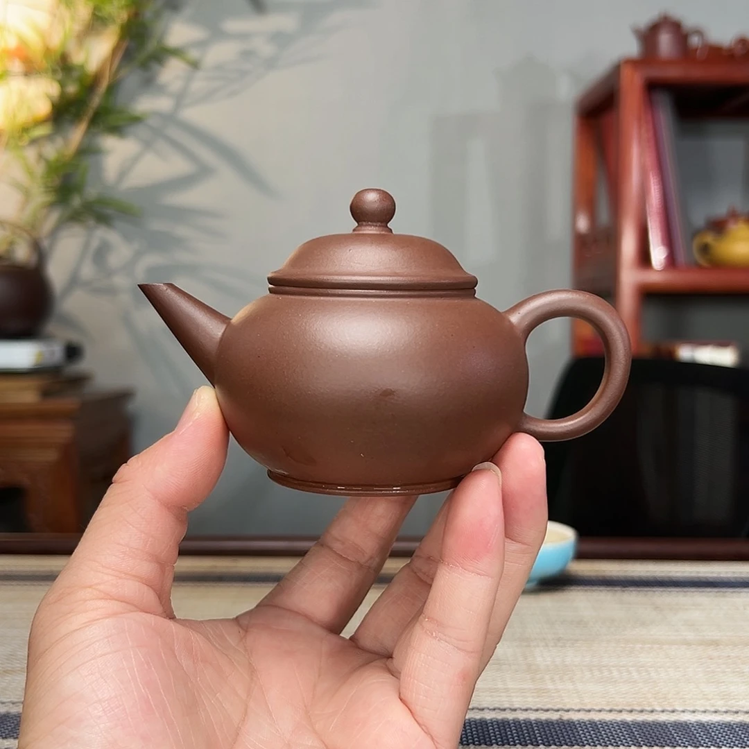 茶壶紫砂全手工紫泥水平