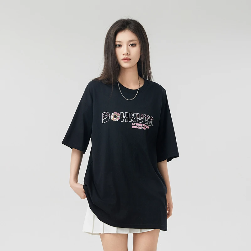 THESIMPSONS夏季休闲宽松短袖T恤男女同款体恤衫时尚百搭情侣潮流
