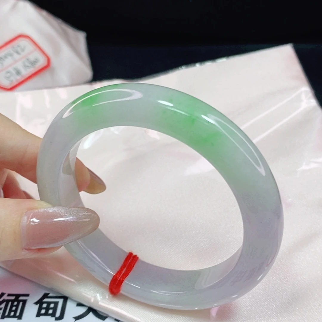未镶嵌手镯翡翠57.8正圈