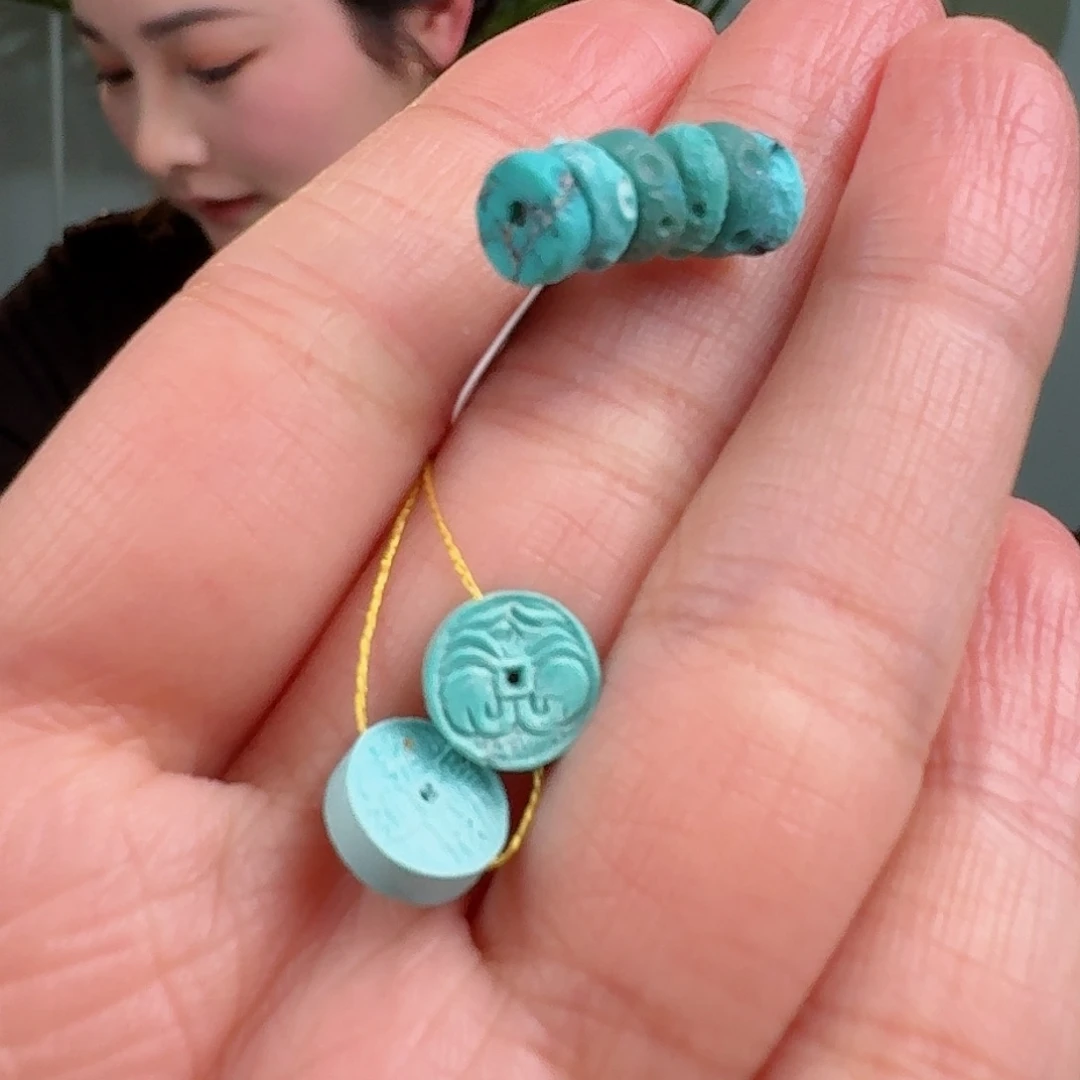 绿松石珠宝奇石未镶嵌