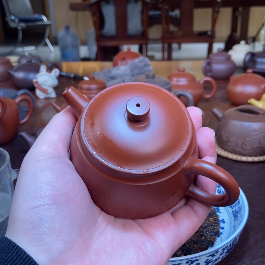 茶壶紫砂黎****I金钟紫砂壶