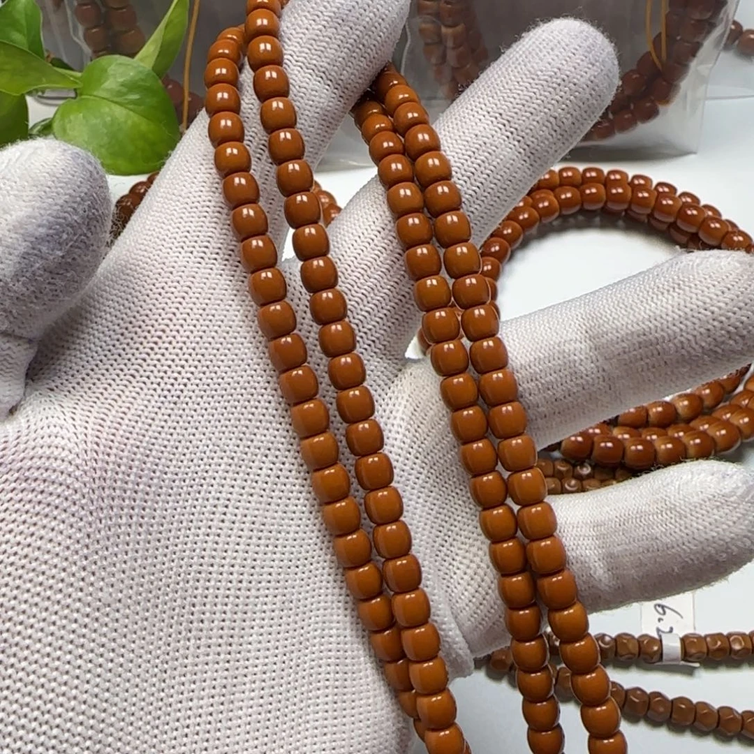 橄榄核手串/手链老挝核尖脖挂6.0