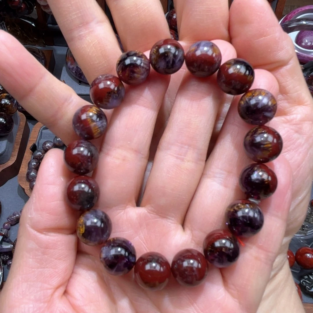 水晶手链未镶嵌极光23天眼手串