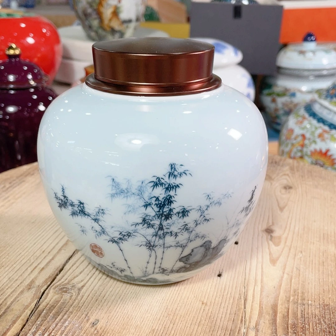 【闪购商品】罐陶瓷茶叶罐密封罐