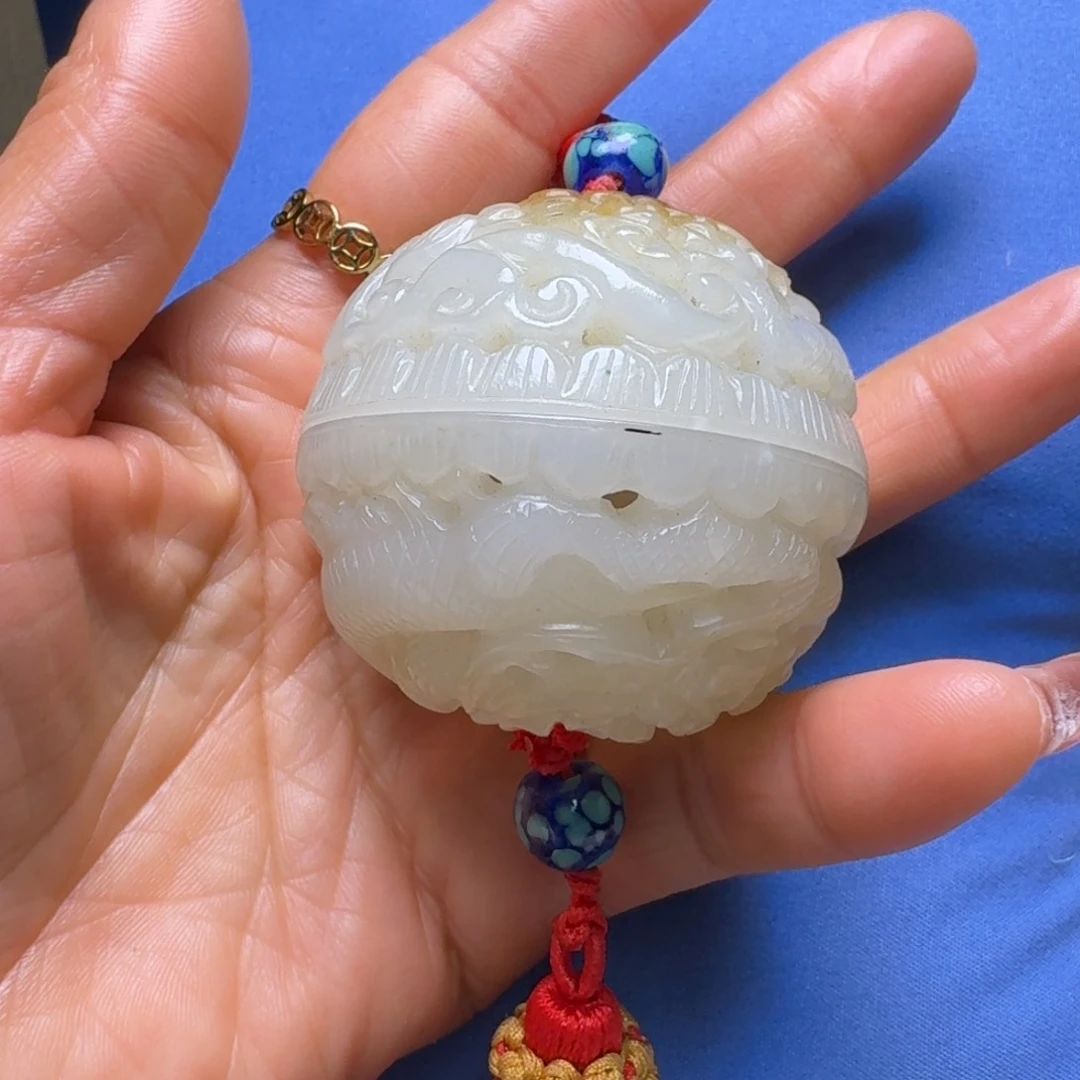 和田玉（糖玉）颈饰未镶嵌