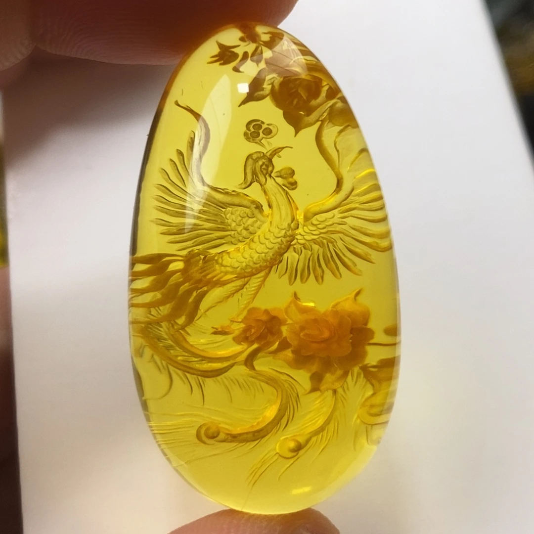 金珀未镶嵌吊坠(不含链)