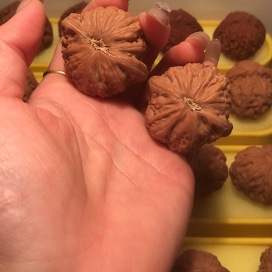 菊***人把件文玩核桃手把价