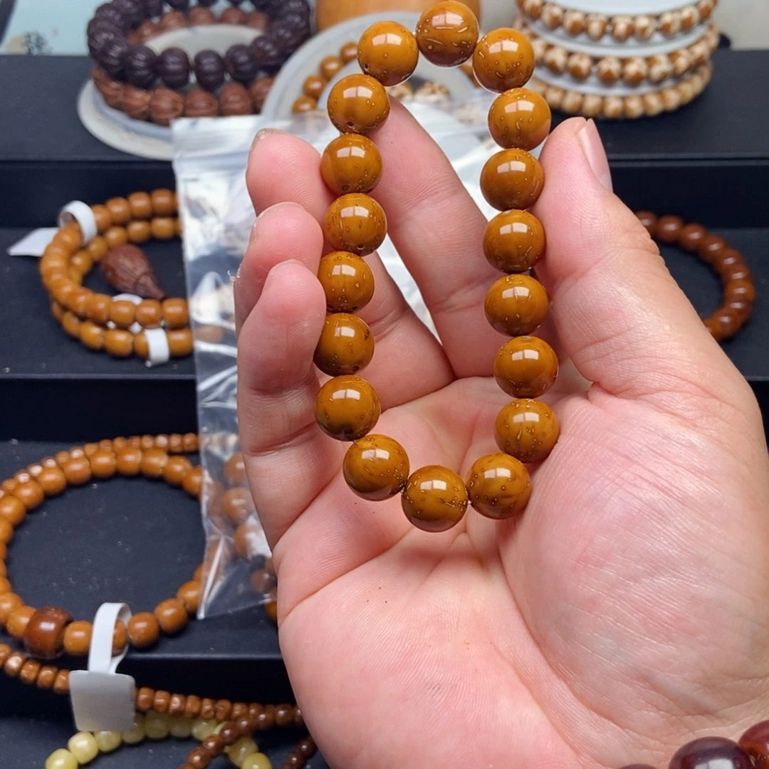 紫金鼠手串12mm精品黄金甲