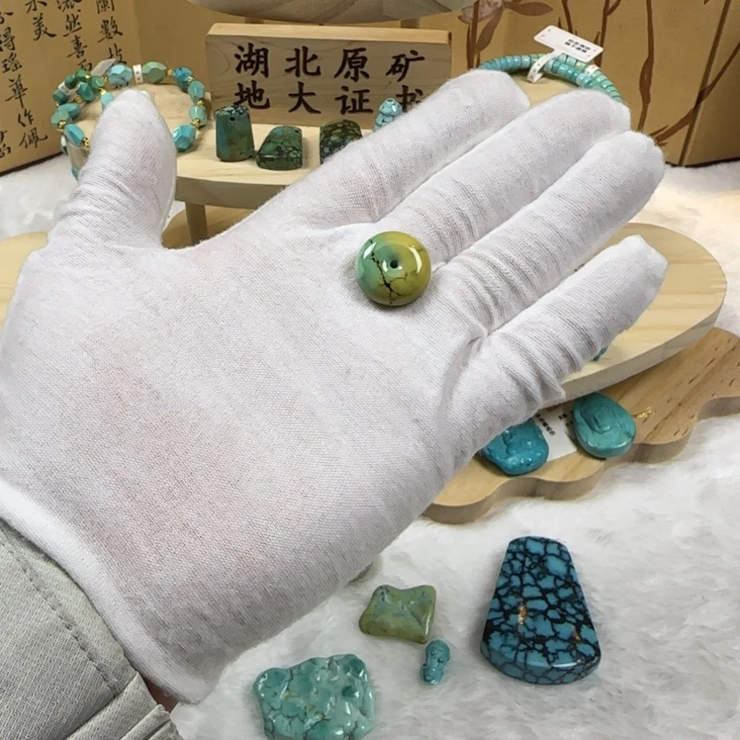 绿松石未镶嵌平安扣