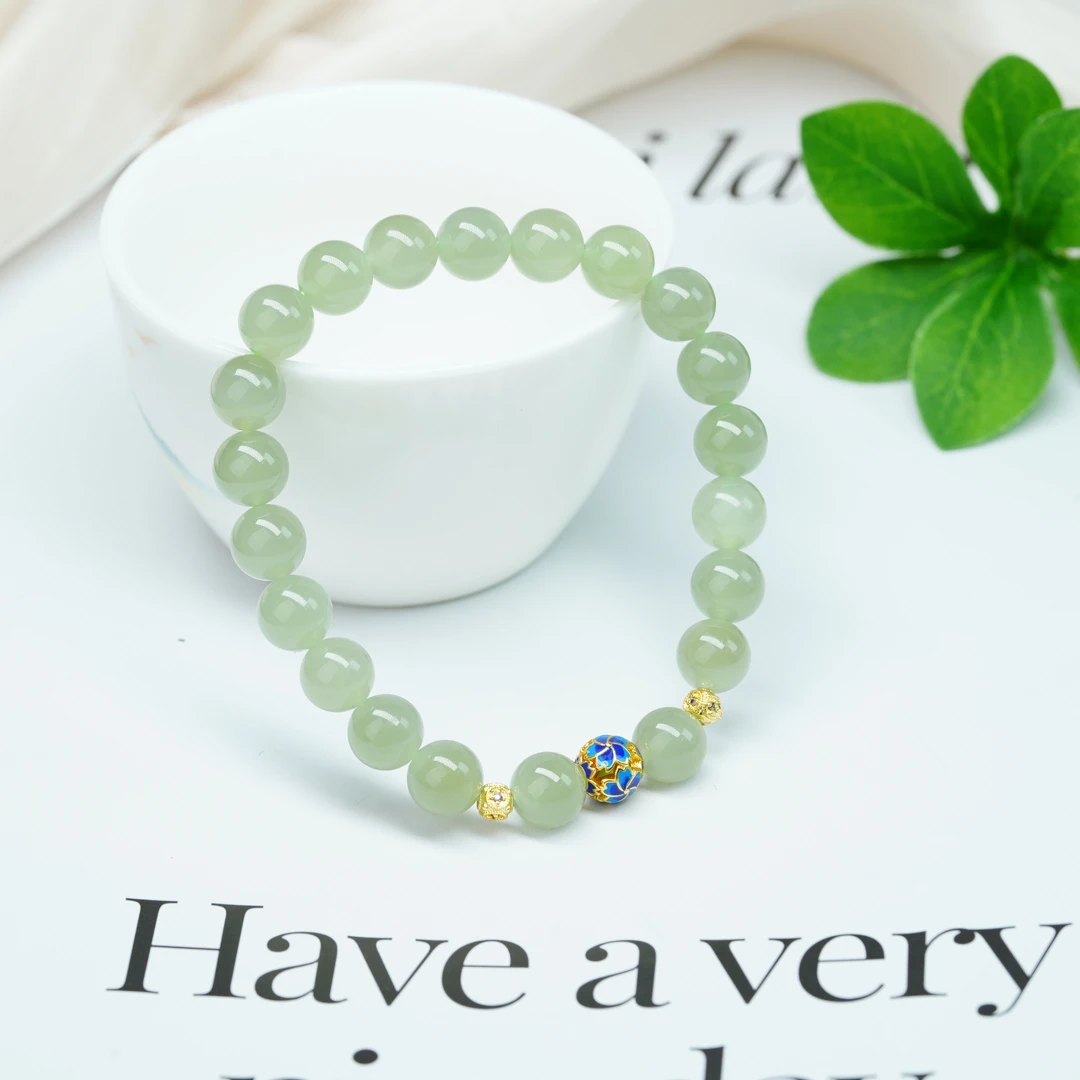 【小北好物】和田玉DIY单圈手串约7.5mm+【多样性发一件】-17QH10X881