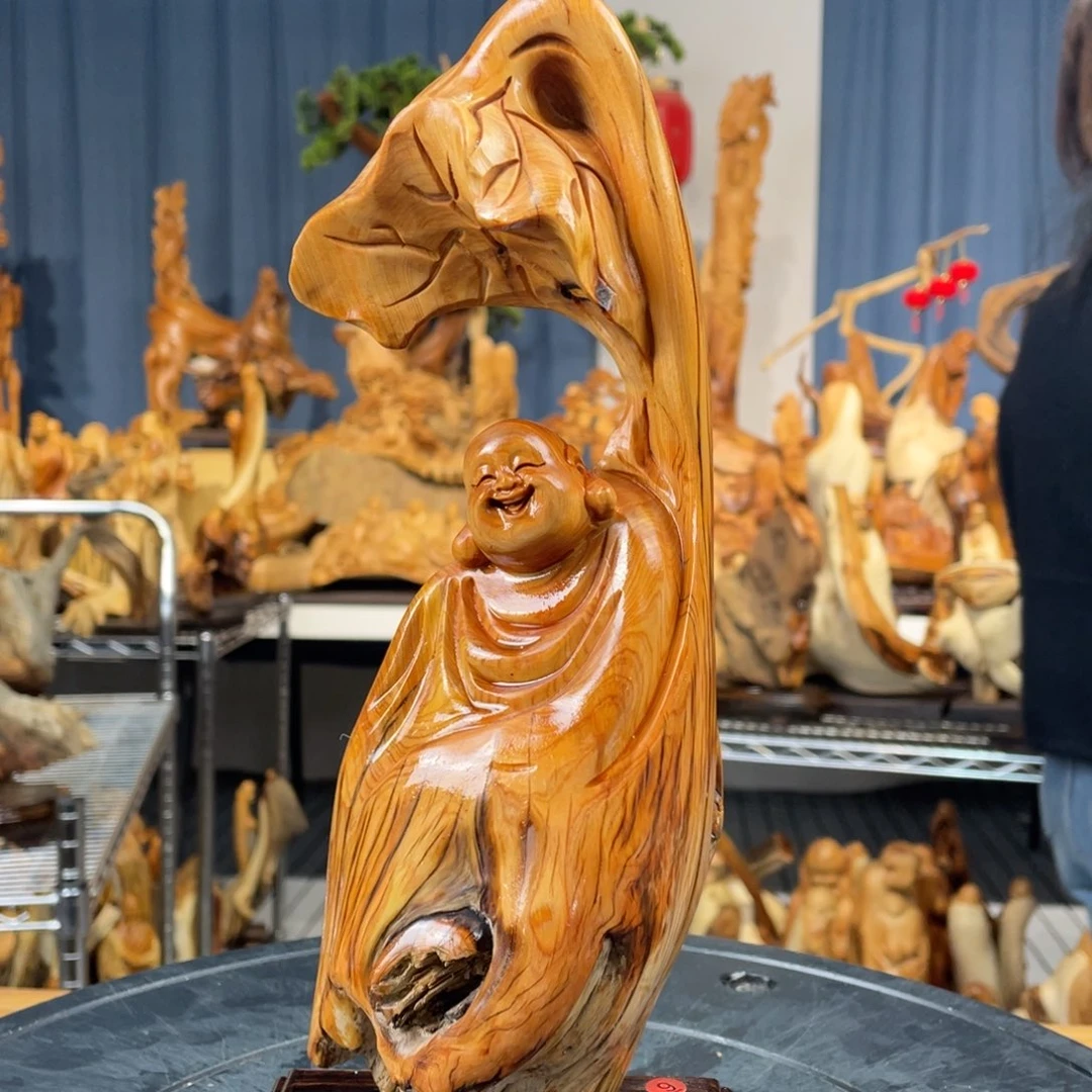 柏木（崖柏）实木笔筒