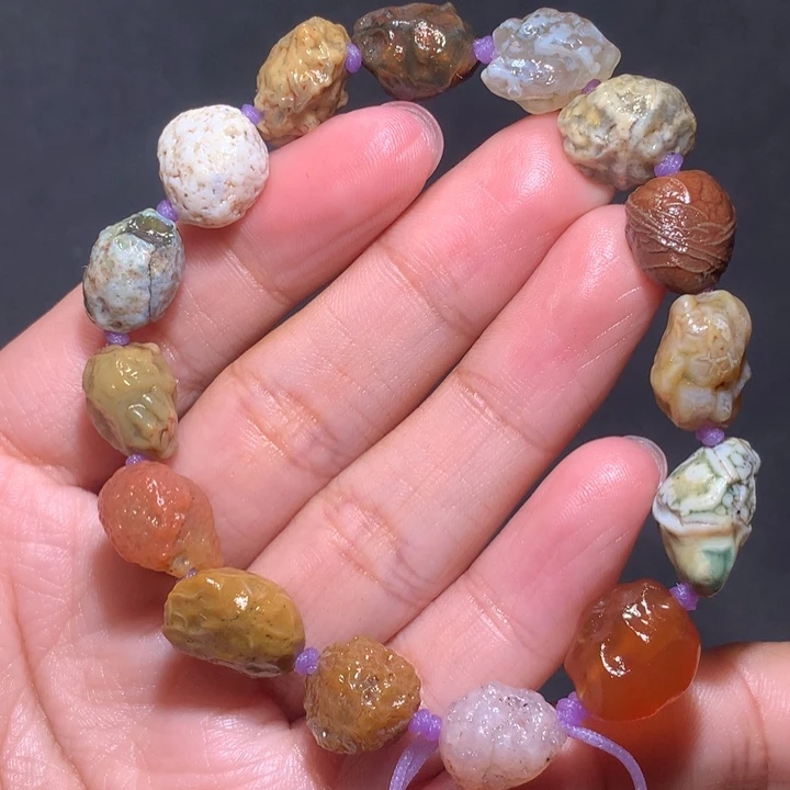 未镶嵌玛瑙/玉髓珠宝半成品