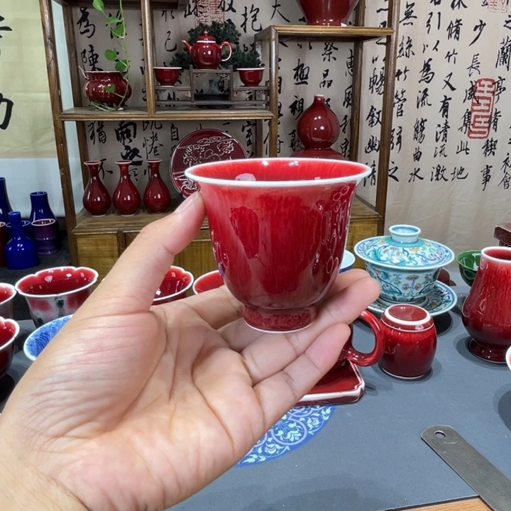 景德镇陶瓷浅行铃铛杯