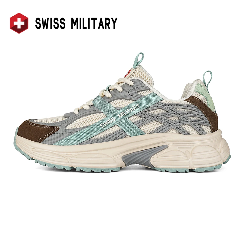 瑞士军工SWISS MILITARY 潮流休闲轻便百搭透气舒适情侣款运动鞋