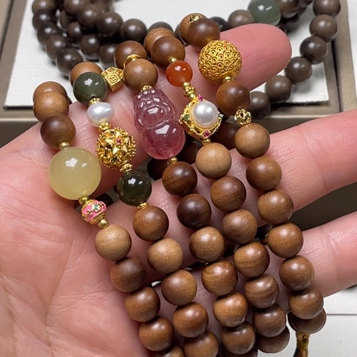 檀香木手串/手链迈索尔正区老山檀香0.8diy任选一条（一条价）