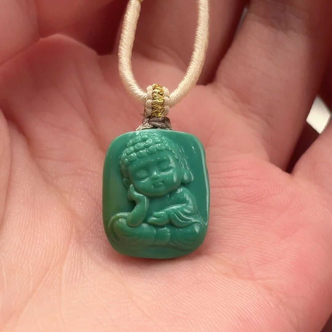 绿松石未镶嵌颈饰