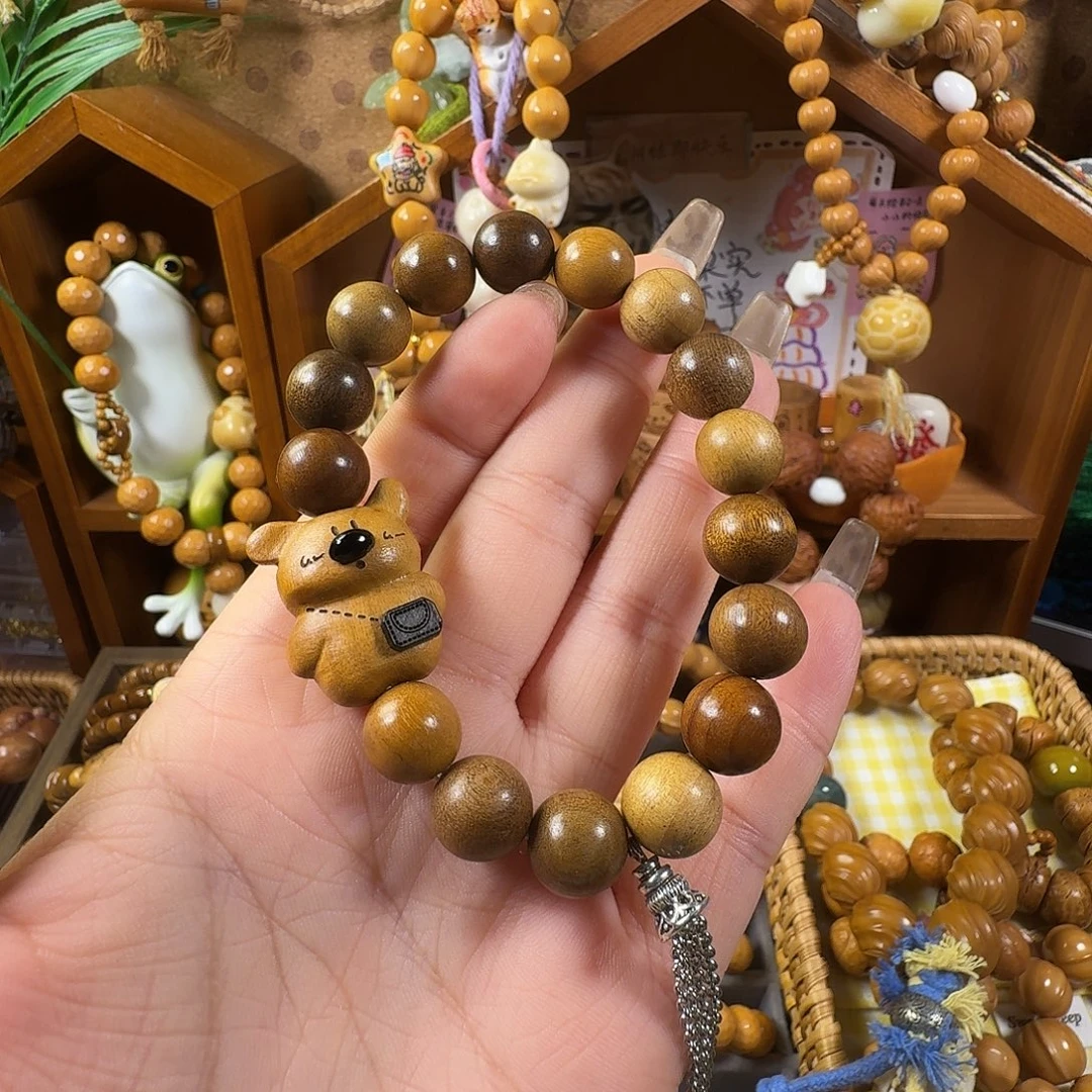 猴头核桃吊坠幼儿园小熊