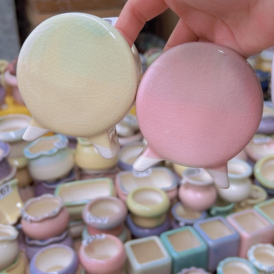 红陶陶瓷花盆当场满12包邮