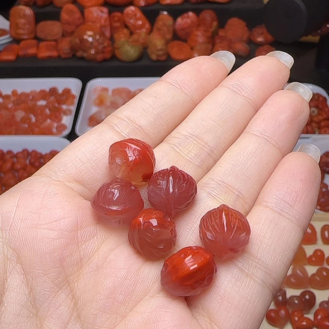 南红玛瑙未镶嵌吊坠(不含链)