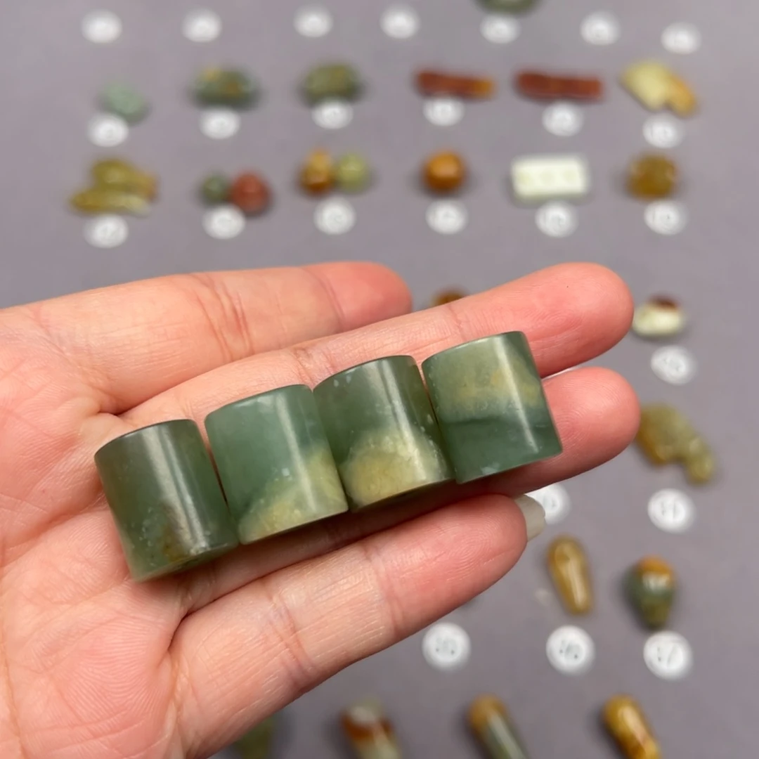 未镶嵌蛇纹石玉颈饰微瑕不退不换