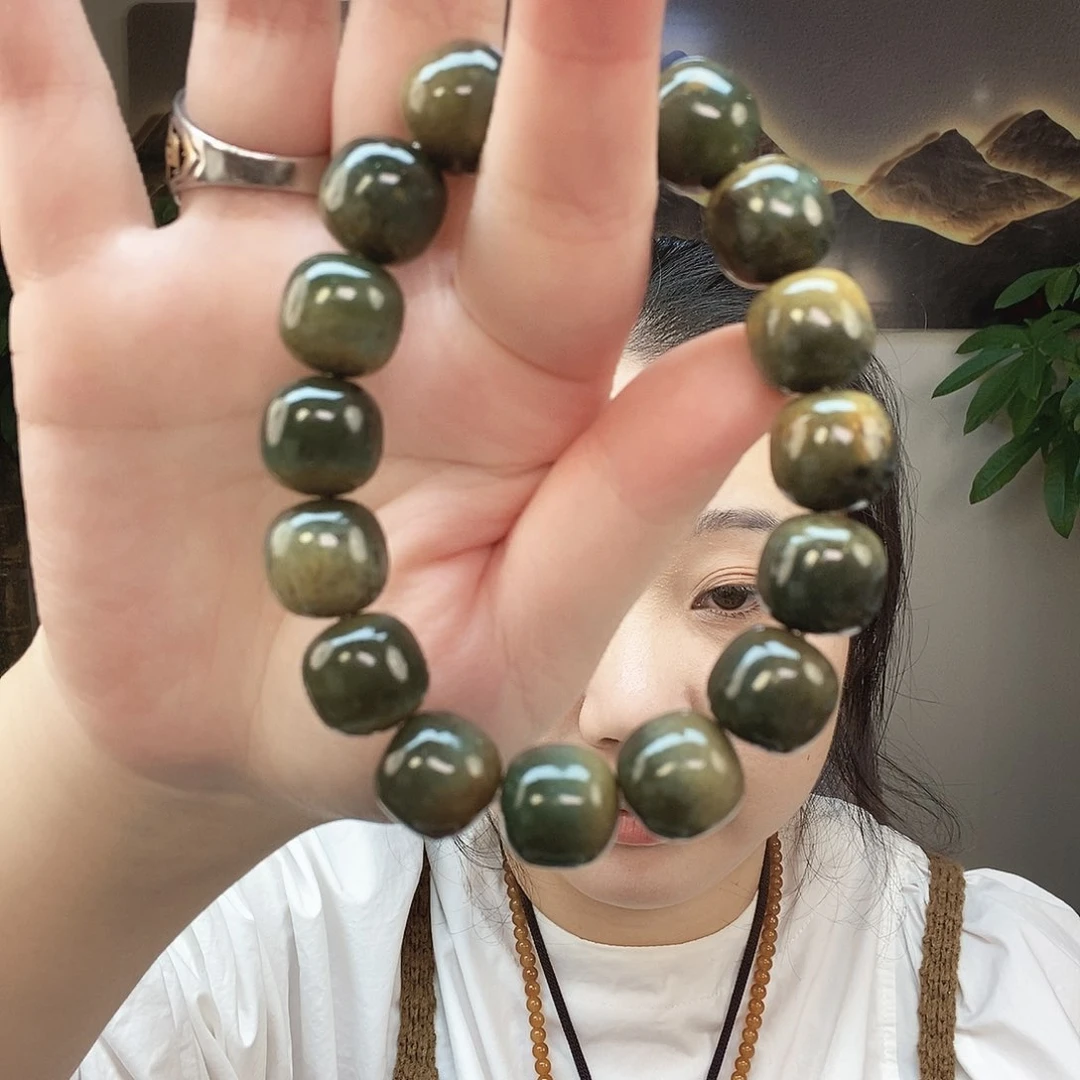 未镶嵌透闪石质玉珠宝奇石多样性随机发一卡14