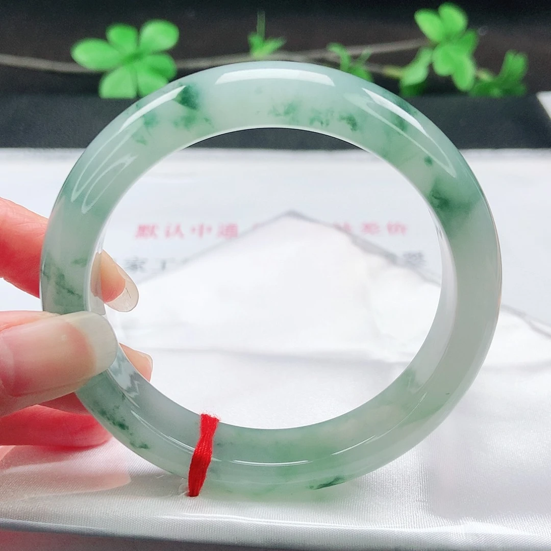 未镶嵌手镯翡翠60圈