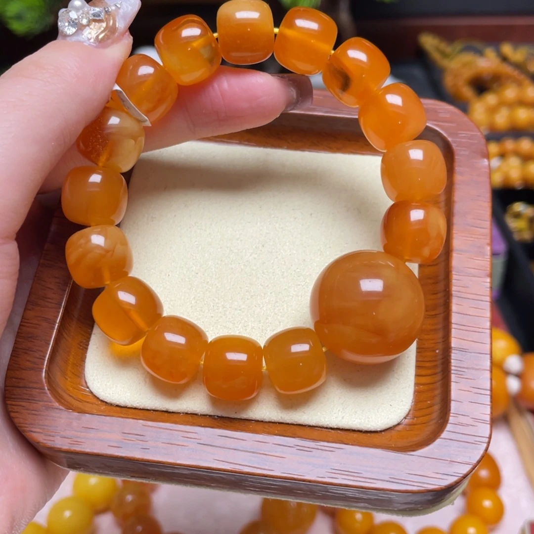 蜜蜡手链未镶嵌手串