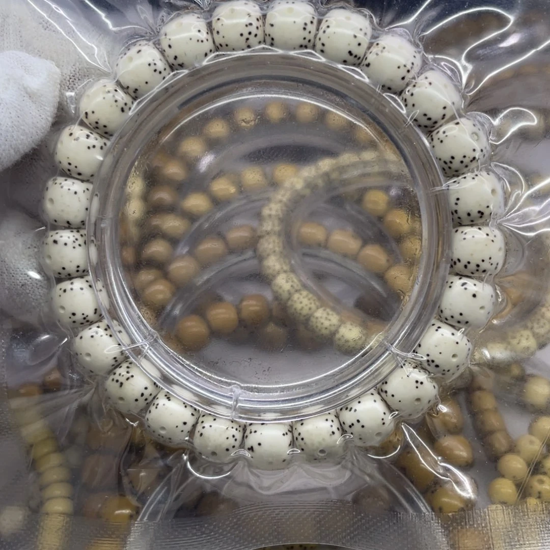 星月菩提吊坠9/8通体留白月朗星稀