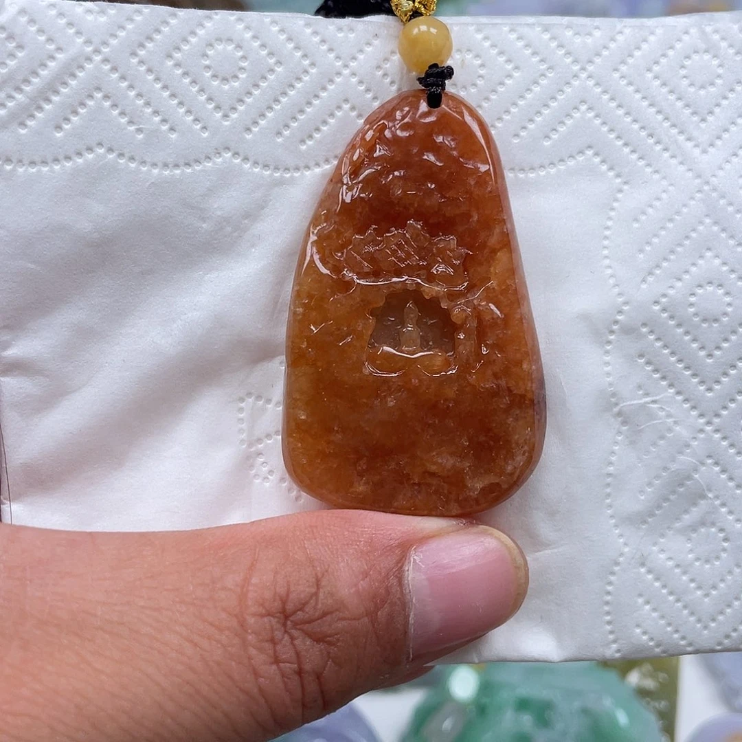 颈饰未镶嵌翡翠翡玉缘翡翠