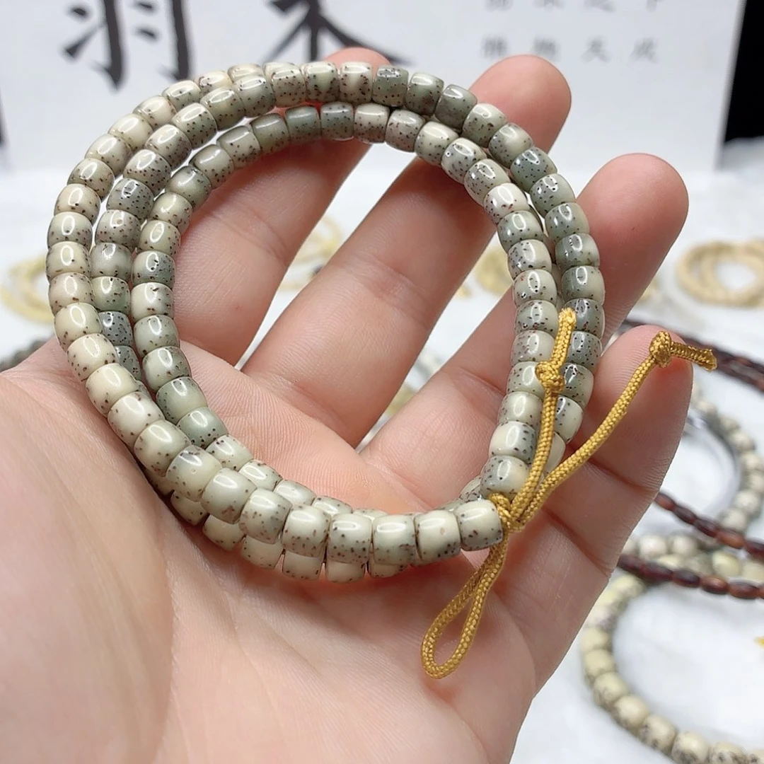 星月菩提吊坠65石玉料直切脖挂  13号