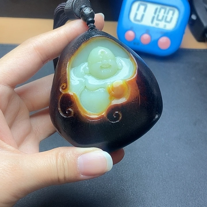 和田玉挂件未镶嵌N