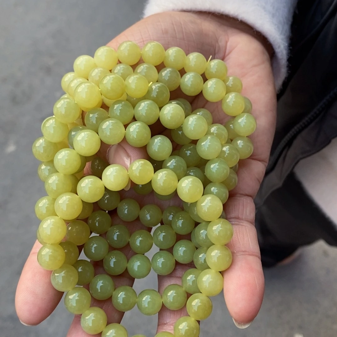 和田玉手串未镶嵌多样性发货 拍一发一