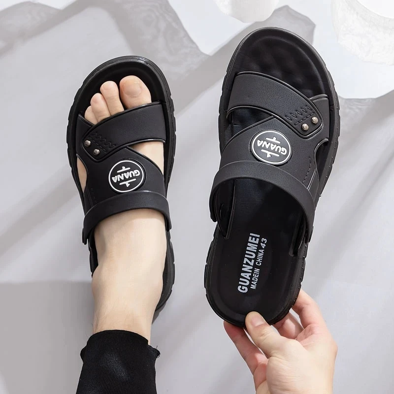 凉鞋男夏季2025外穿沙滩男鞋防滑防水男士休闲鞋子开车两用凉拖鞋