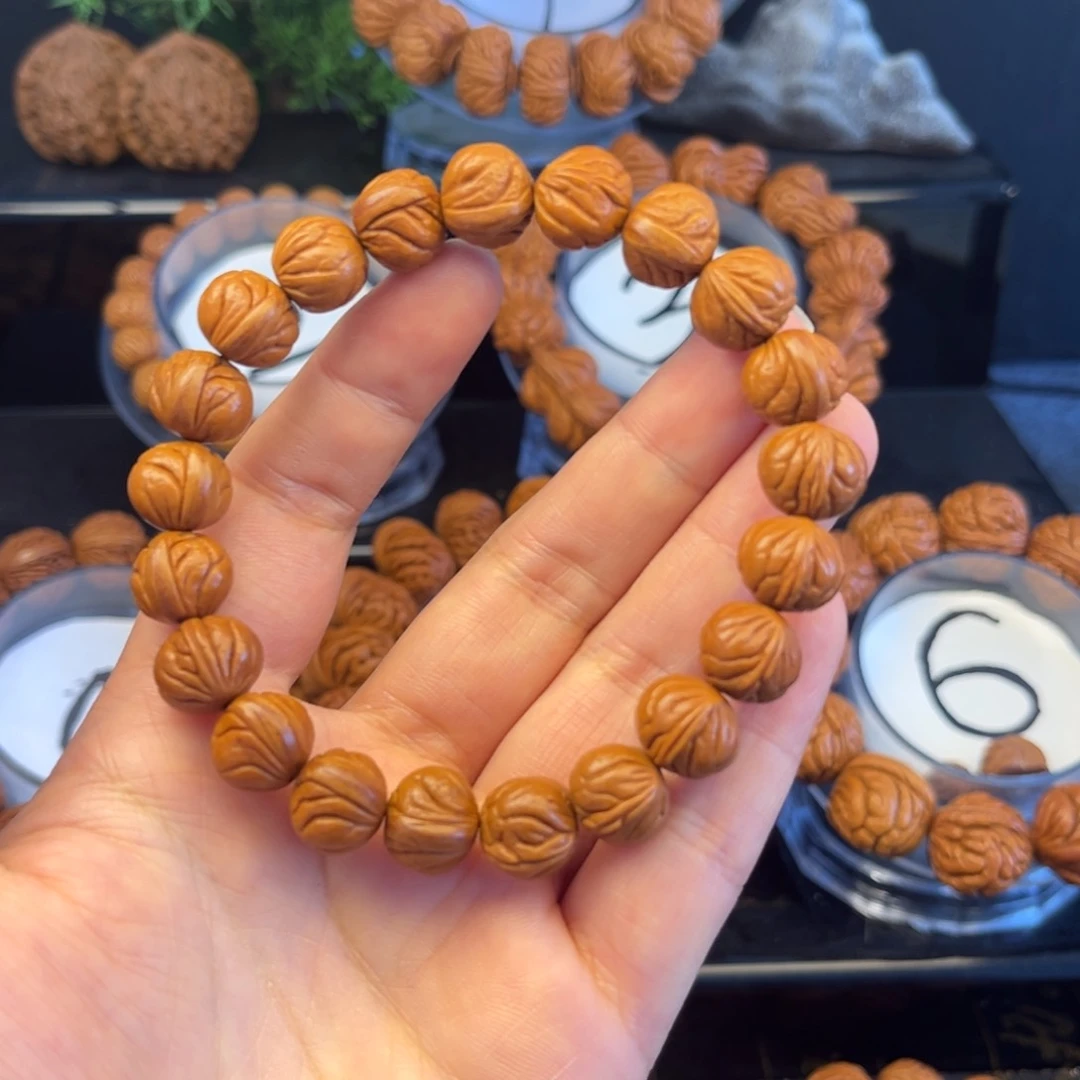 *****桃核手串龙纹桃核