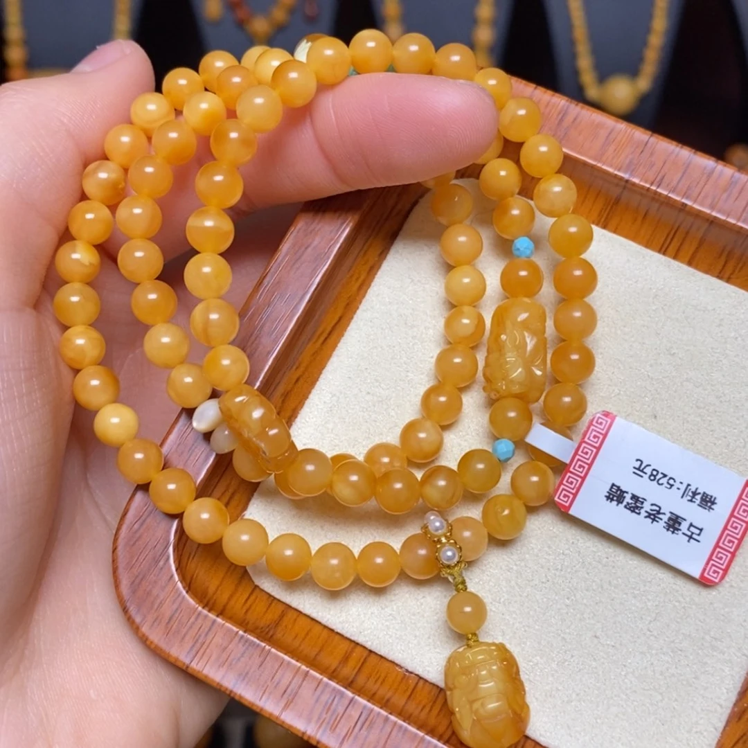 【闪购商品】蜜蜡手链未镶嵌手串