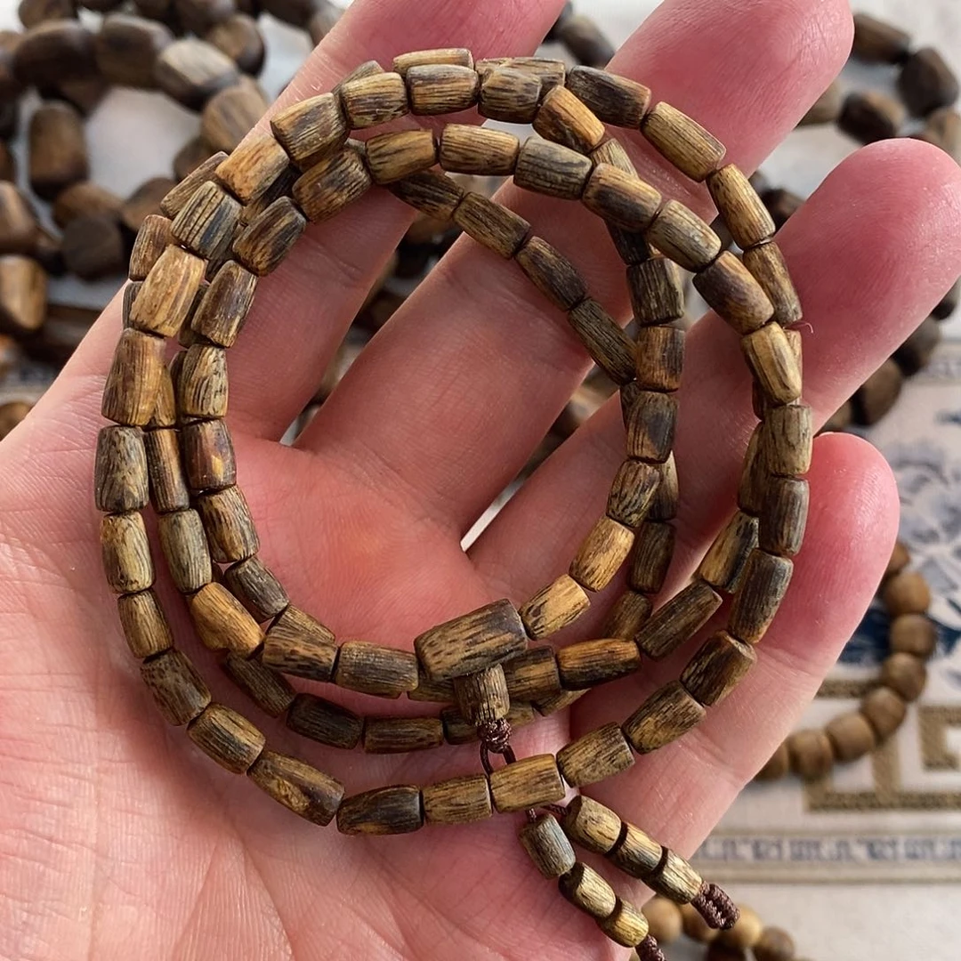 沉香手串随型多圈海南种植棋楠 12.g